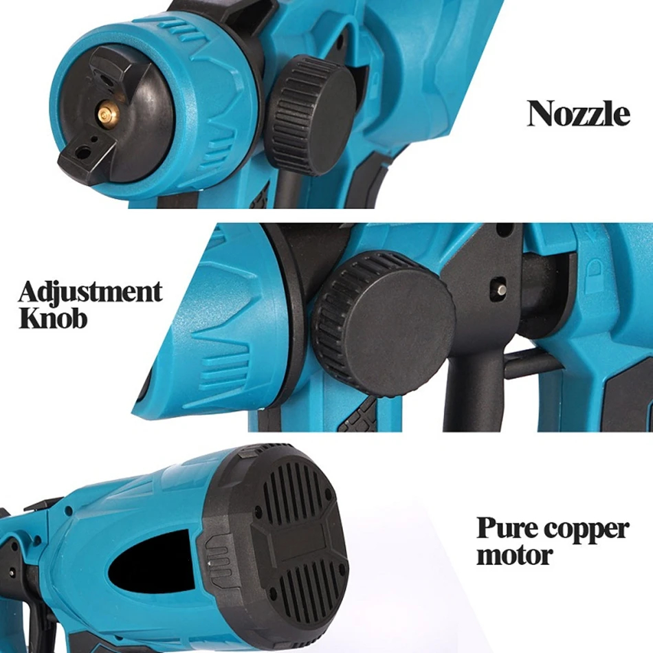電動スプレーガン 家庭用コードレスペイントスプレーヤー HV - Heat Gun Paint Strip のレビューと価格
