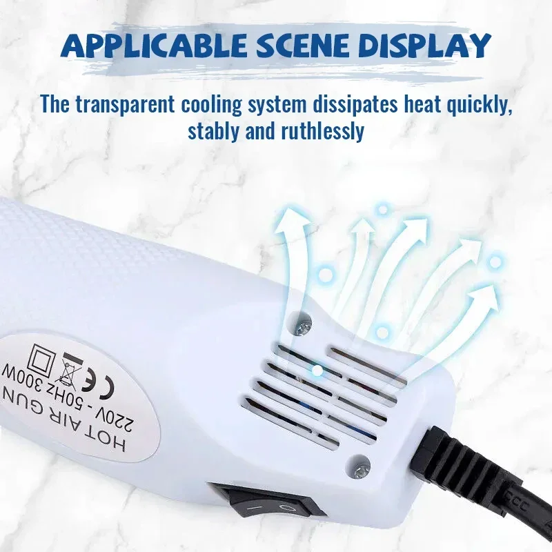 ホットエアガン 300 ワット 220V 軽量ハンドホールド - Heat Gun Paint Strip のレビューと価格